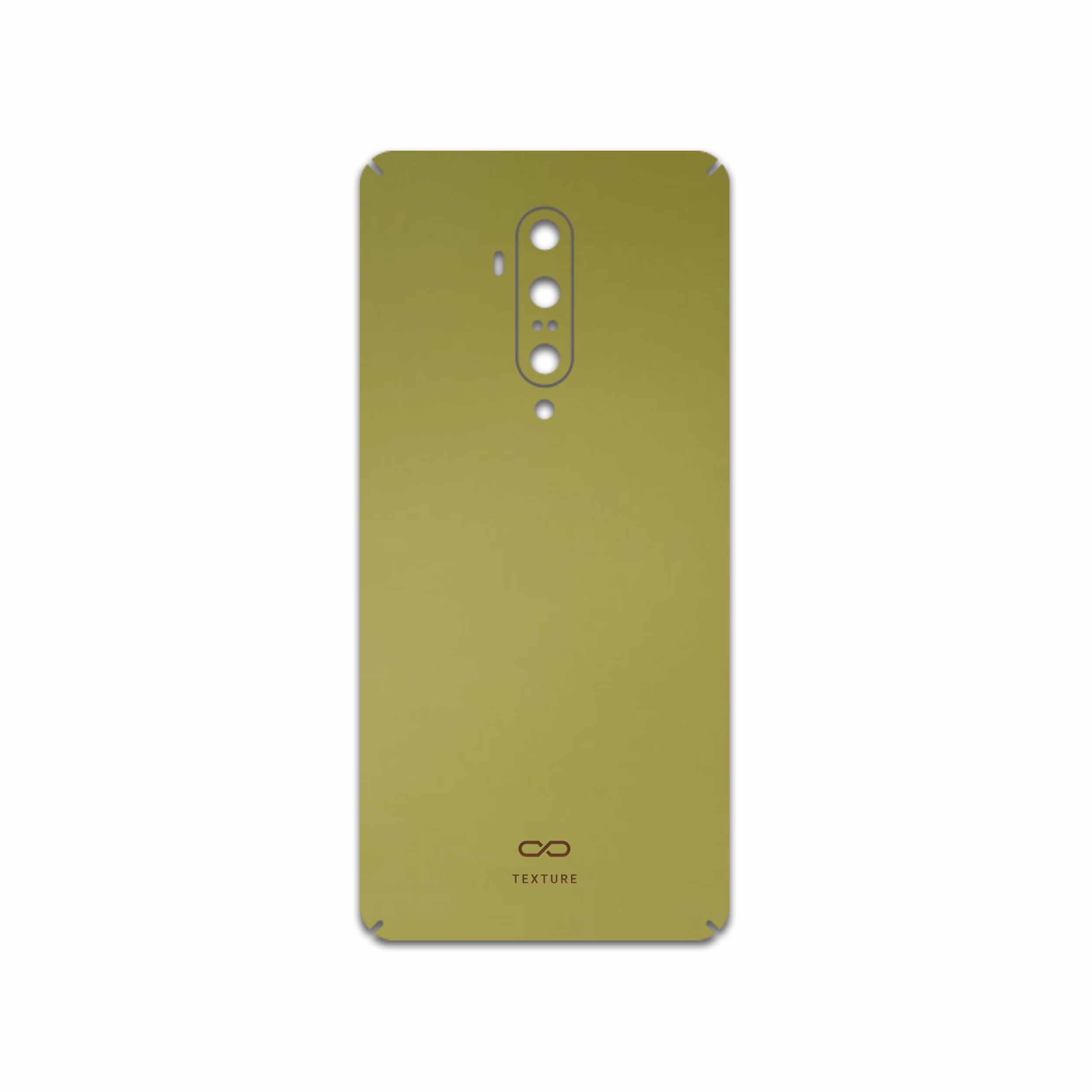 برچسب پوششی ماهوت مدل Matte-Gold مناسب برای گوشی موبایل وان پلاس 7T Pro