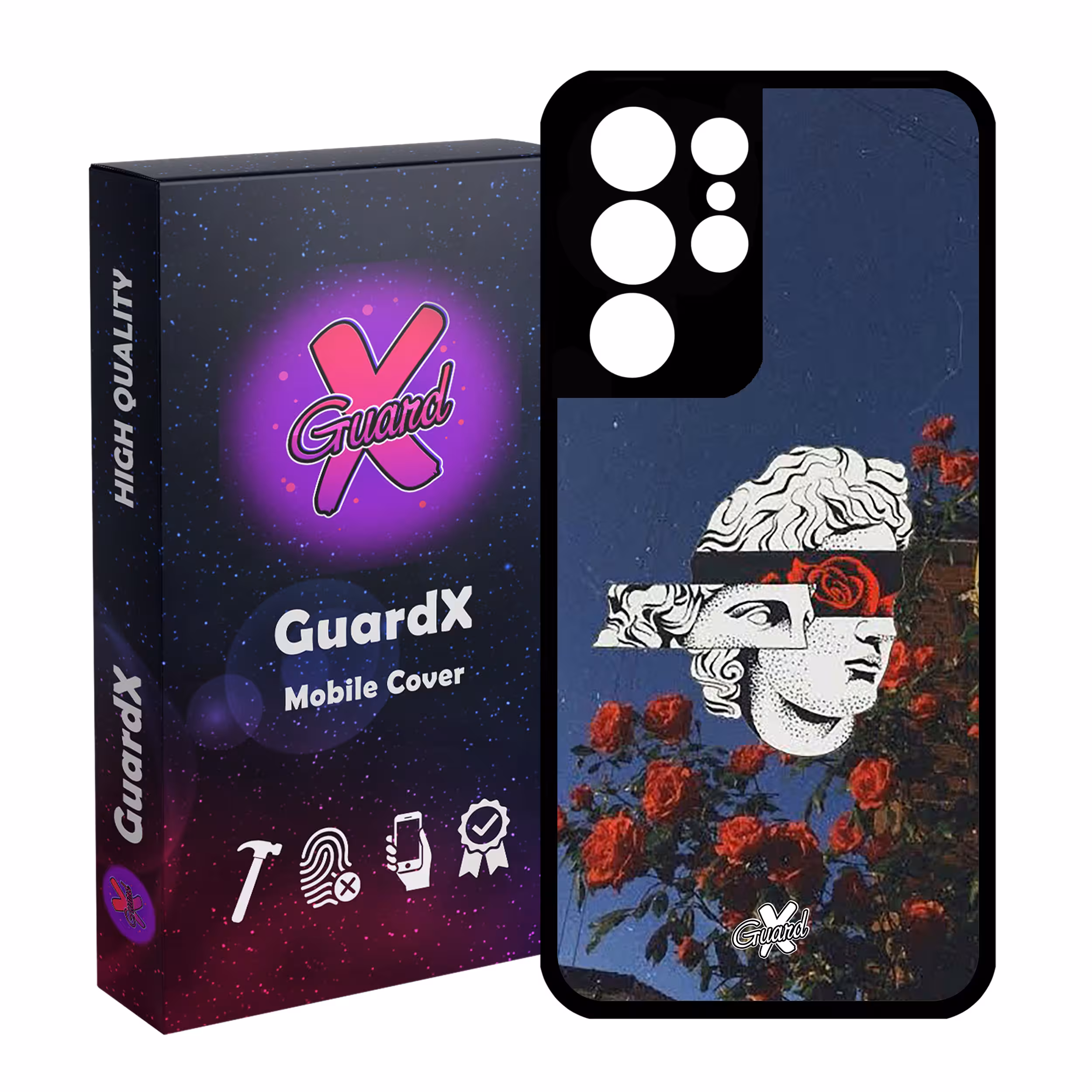 کاور گارد ایکس طرح Art مدل Glass10010 مناسب برای گوشی موبایل سامسونگ Galaxy S21 Ultra