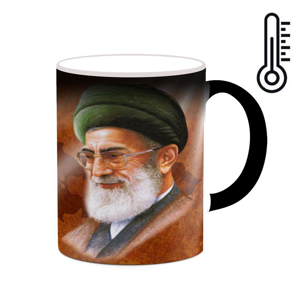 ماگ حرارتی کاکتی طرح مقام معظم رهبری مدل mgh19599