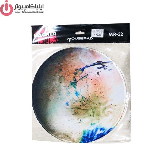 ماوس پد لیزری برند مچر مدل MR-32 سایز قطر 25 سانتی متر
