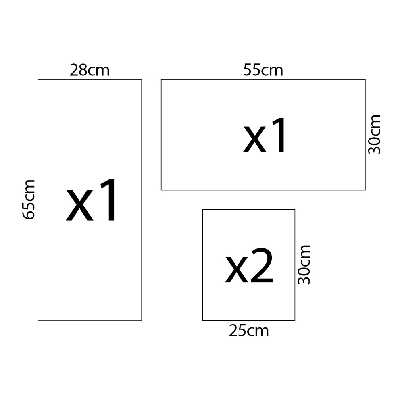 تابلو بوم میلا طرح سیرک کد 99002 مجموعه 4 عددی