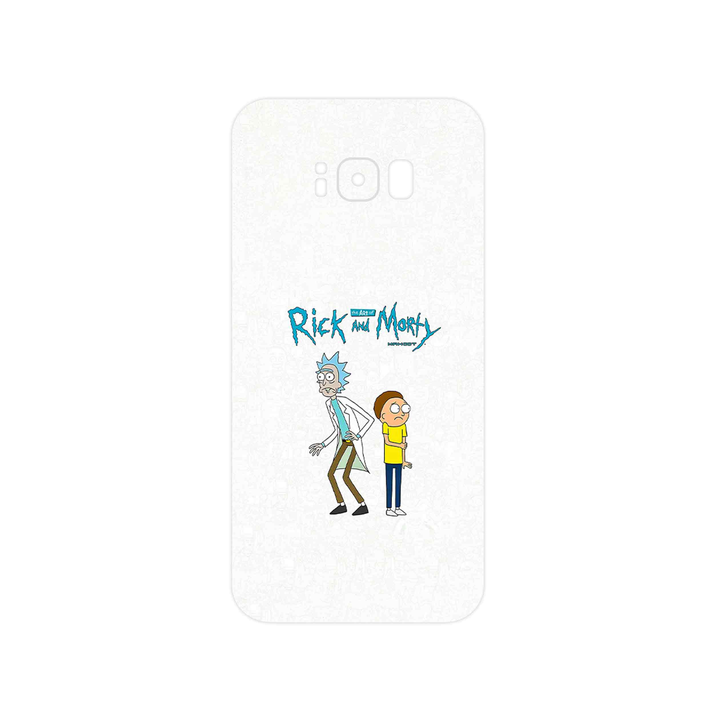 برچسب پوششی ماهوت مدل Rick and Morty مناسب برای گوشی موبایل سامسونگ Galaxy S8 Plus