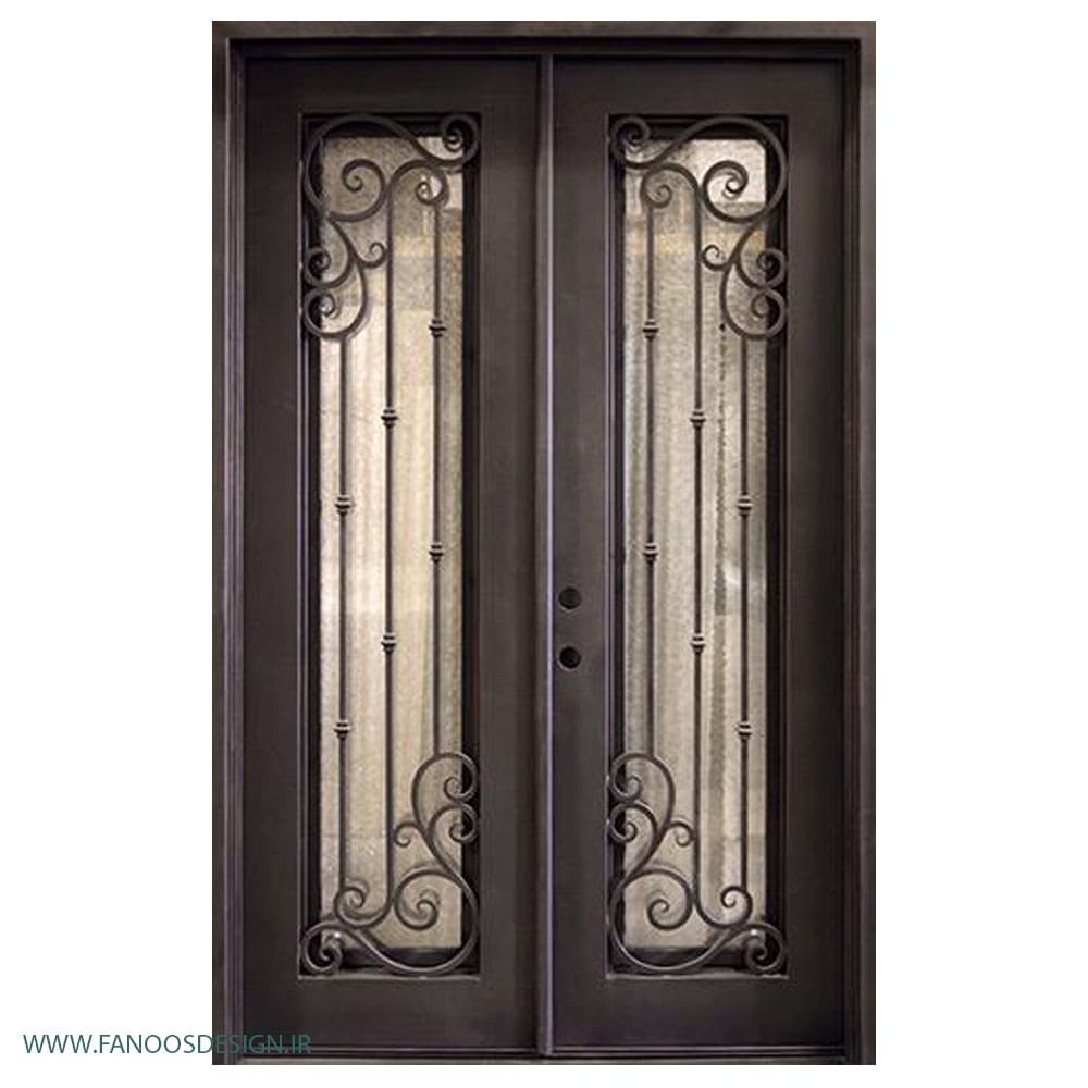 درب فرفروژه فلزی لابی کد 2148