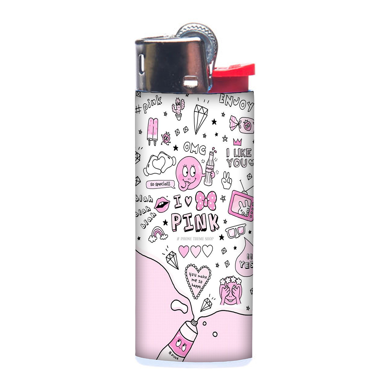 فندک طرح Pink کد 577