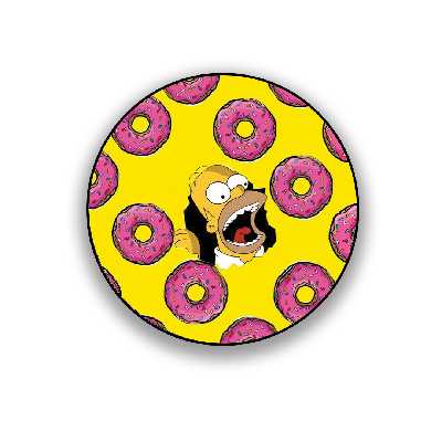 زیر لیوانی طرح سیمپسون