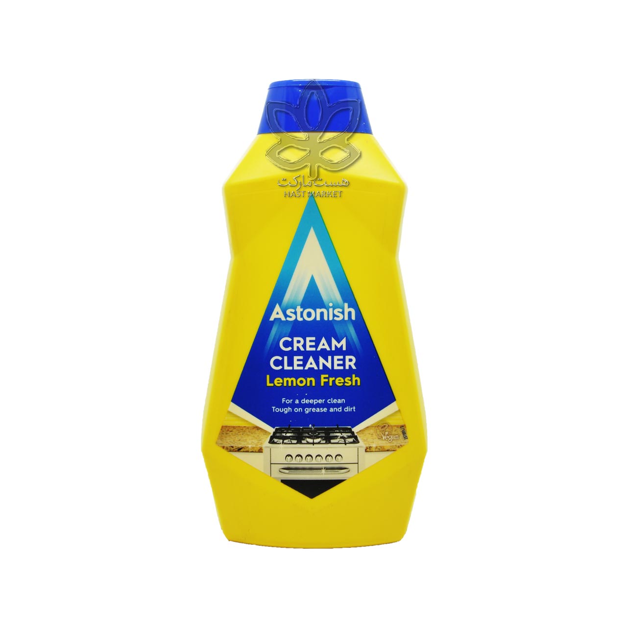 کرم پاک کننده و چربی زدا آشپزخانه لیمویی 500 میل استونیش - astonish