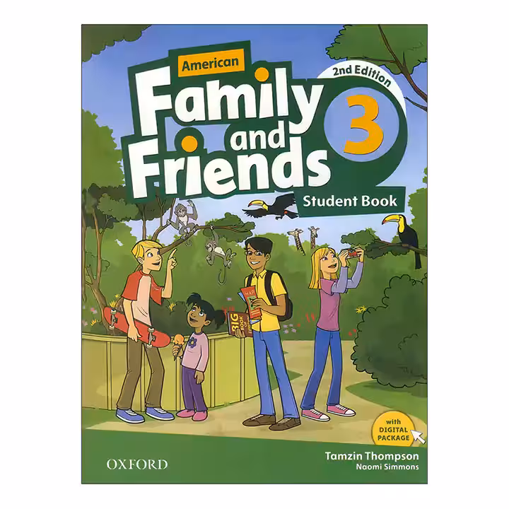 کتاب زبان family and friends 3