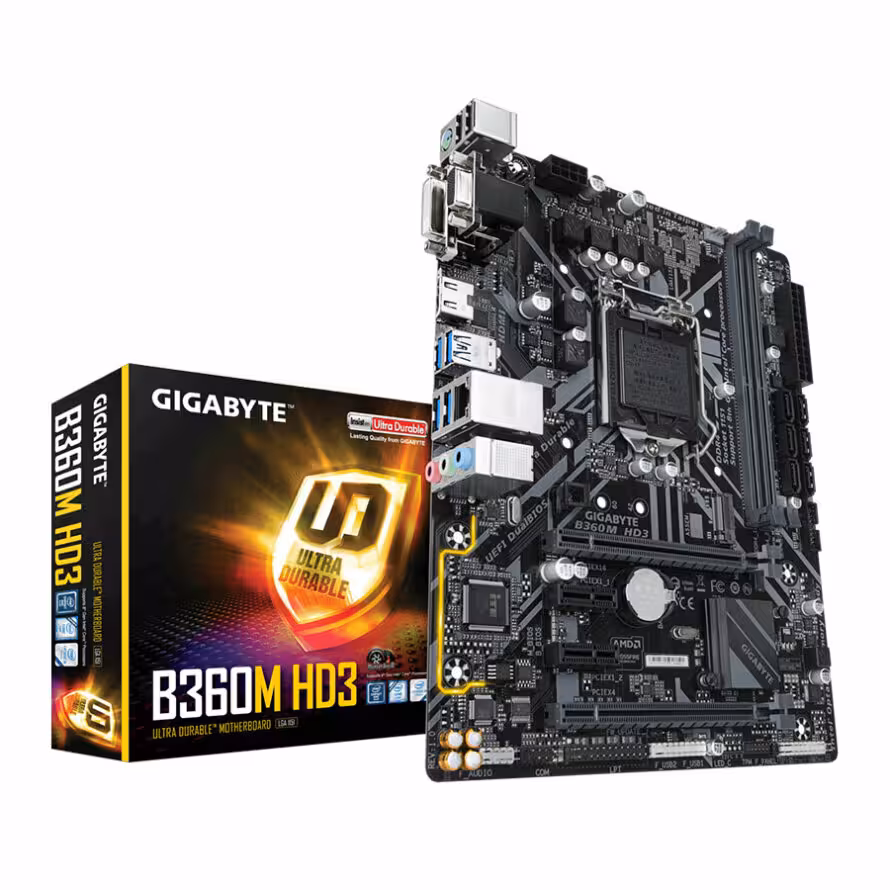 مادربرد گیگابایت B360M HD3
