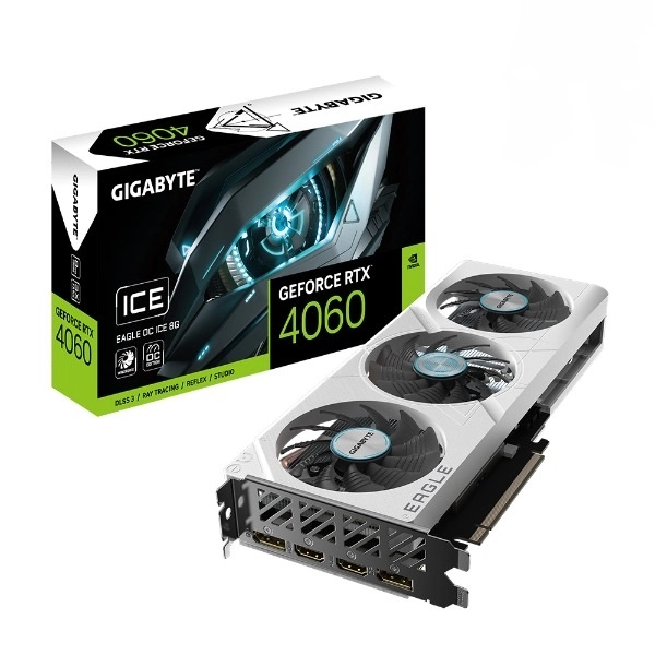 قیمت و خرید کارت گرافیک گیگابایت Gigabyte RTX 4060 Eagle OC ICE 8G