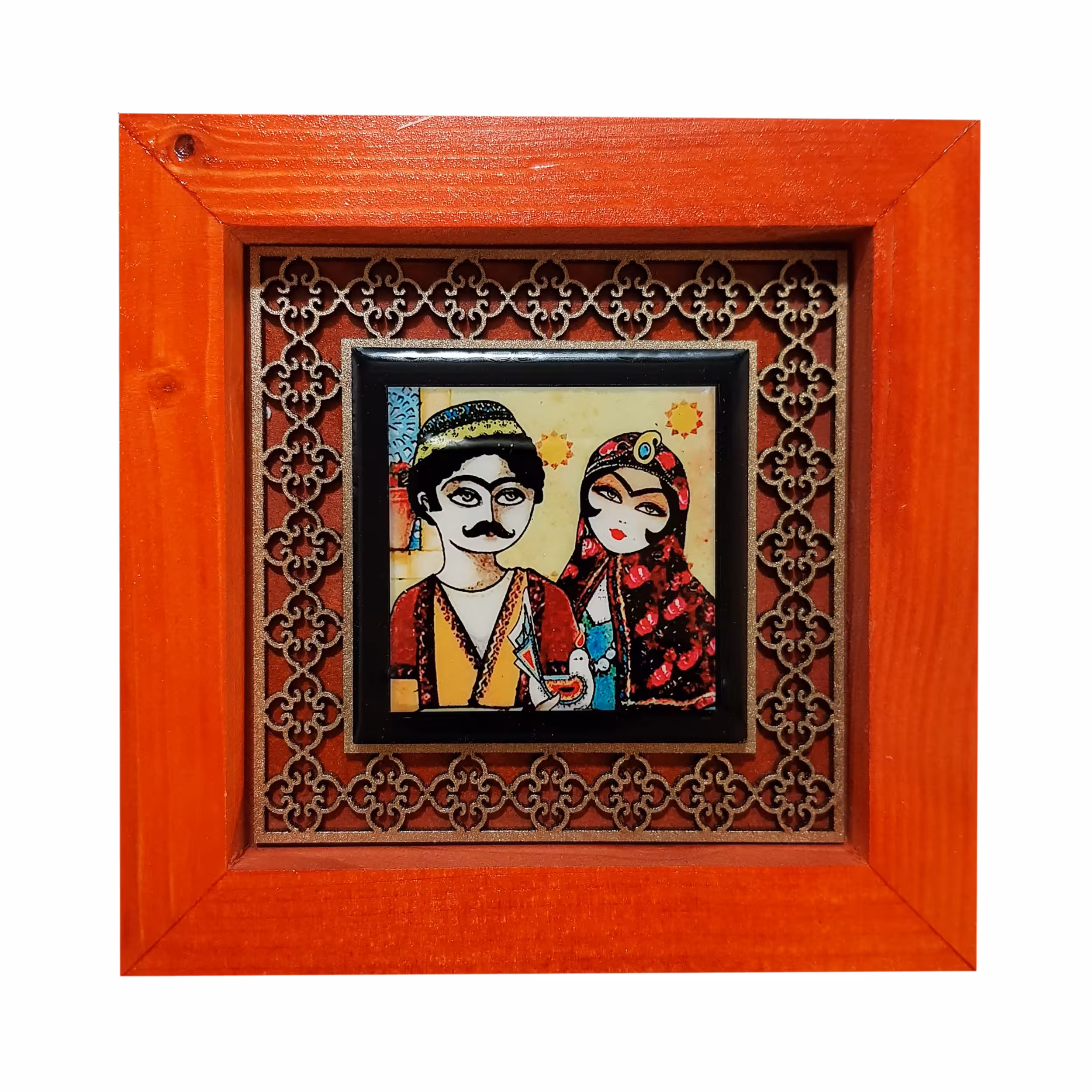 تابلو طرح خاتون کد san925