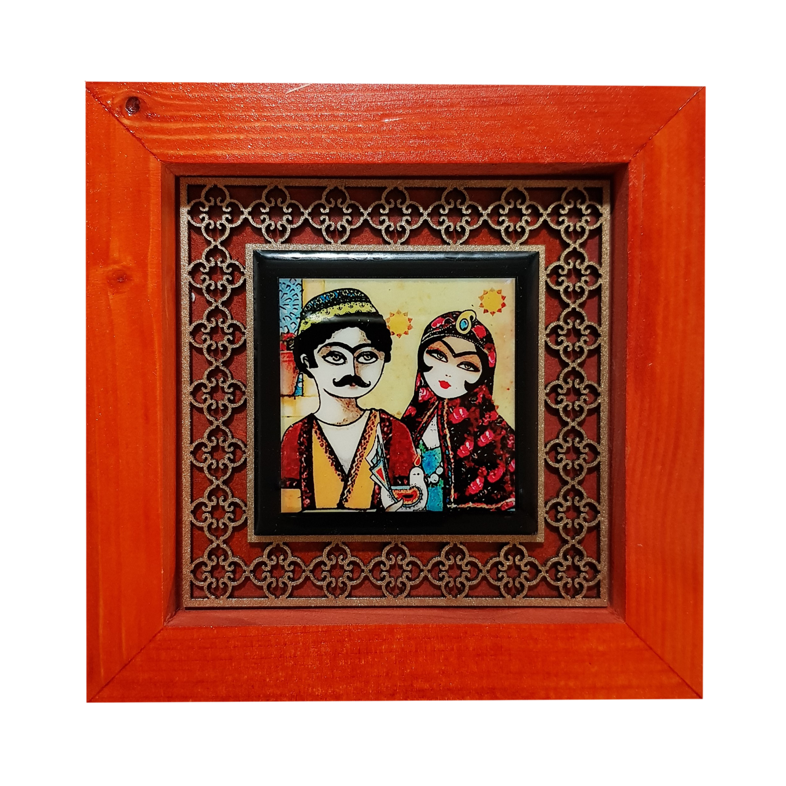 تابلو طرح خاتون کد san925