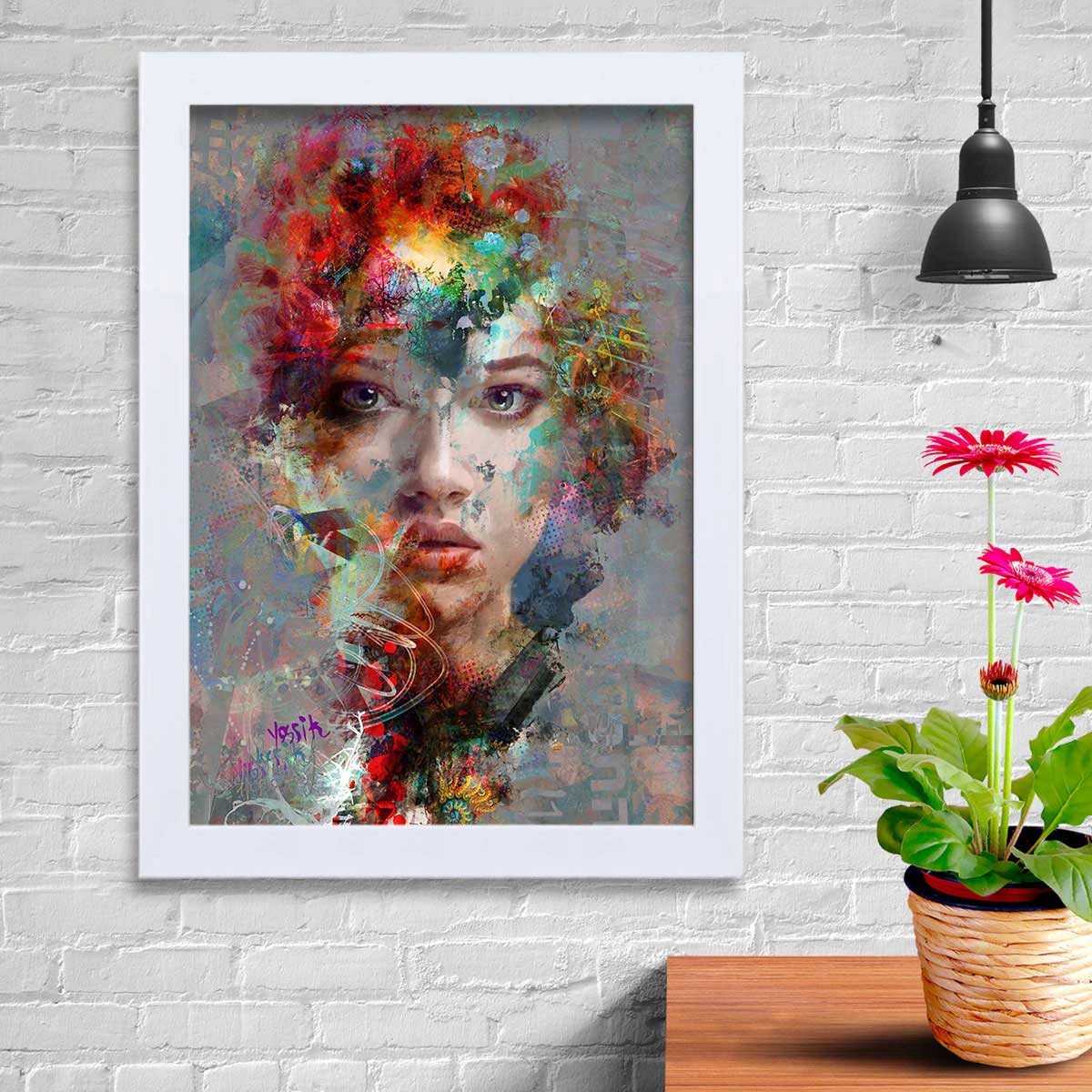 تابلو گالری استاربوی طرح انتزاعی مدل هنری KL191