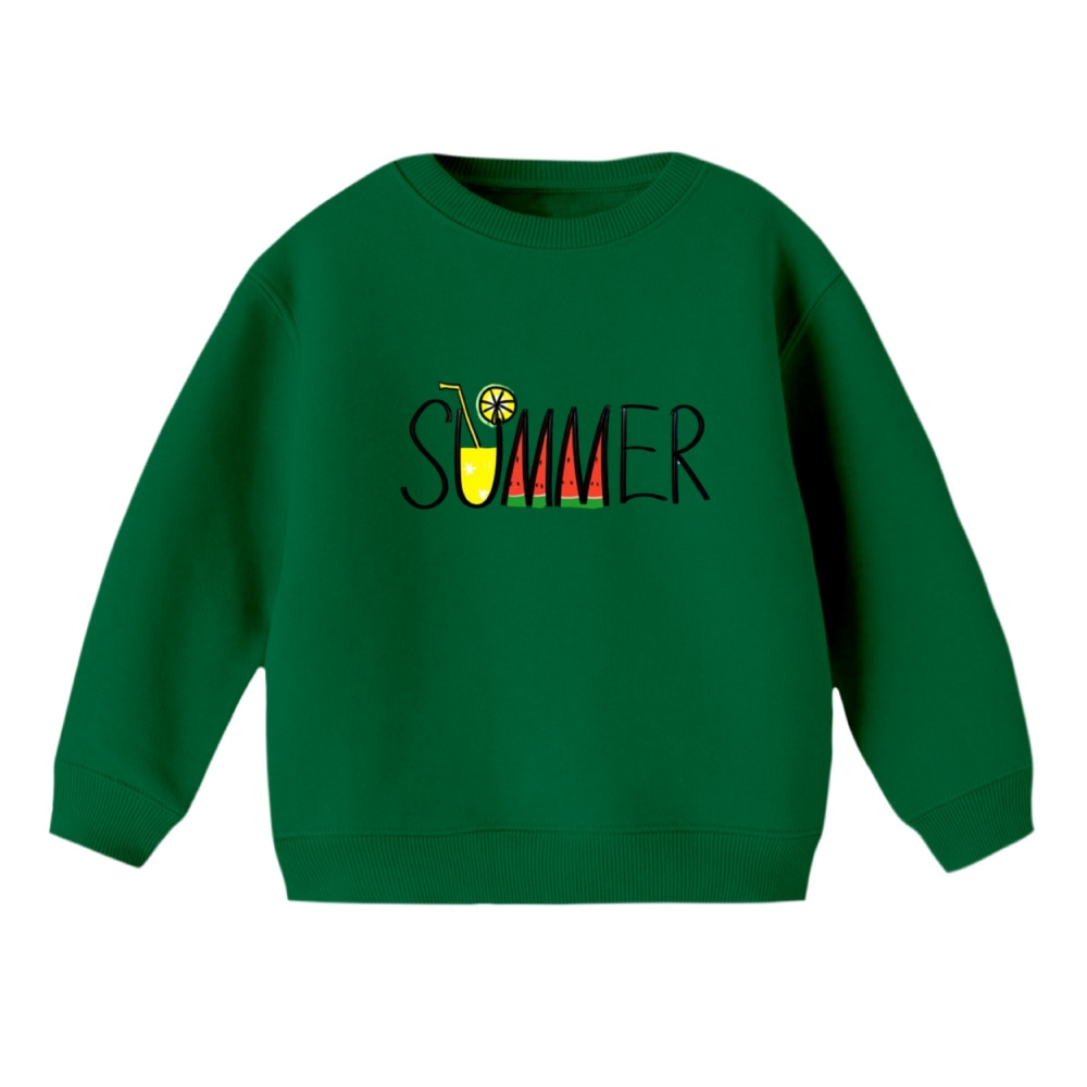 سویشرت بچگانه مدل نوشته یلدایی کد 4 رنگ سبز