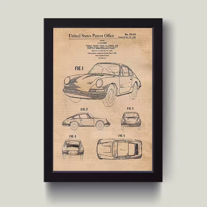 تابلو مدل پورشه Porsche کد S3034-b
