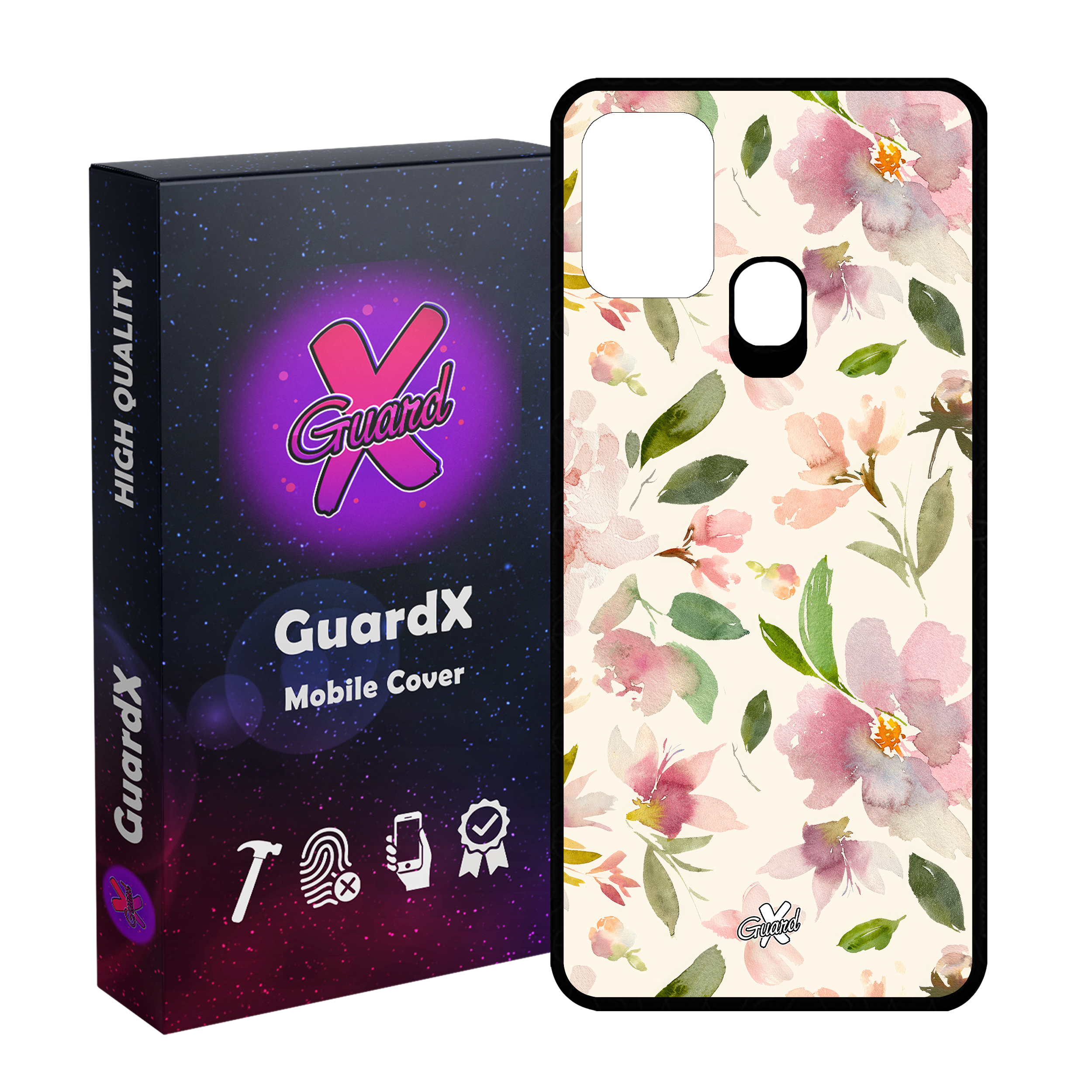 کاور گارد ایکس طرح گل مدل Glass10579 مناسب برای گوشی موبایل سامسونگ Galaxy M31 / M31 Prime / F41