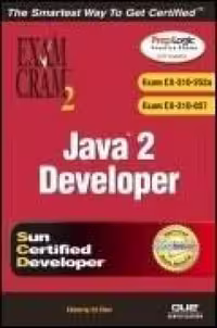 خرید و دانلود نسخه کامل کتاب Java™ 2 Developer Exam Cram™ 2 (Exam CX-310-252A and CX-310-027)