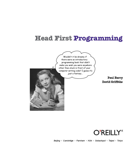 خرید و دانلود نسخه کامل کتاب Head first programming : [a learner&#039;s guide to programming using the Python language]