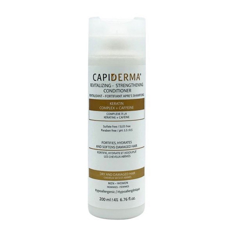 نرم کننده موی سر حاوی کافئین و کراتین کپیدرما Capiderma