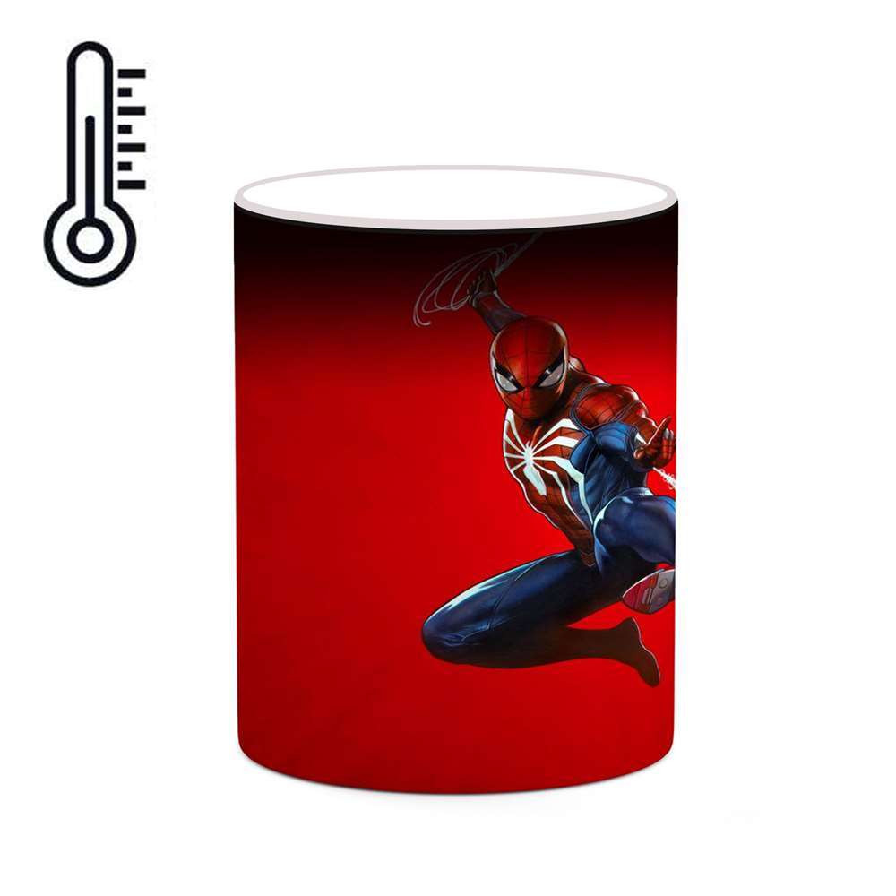 ماگ حرارتی کاکتی طرح کارتون Spider Man مدل mgh23209