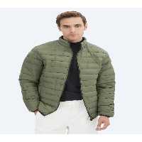 کاپشن سبز مردانه کت بافندگی خاکی اورجینال Kip