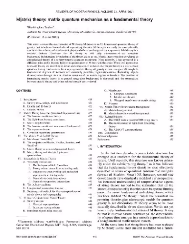 خرید و دانلود نسخه کامل کتاب Matrix theory as fundamental theory