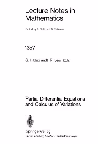 خرید و دانلود نسخه کامل کتاب Partial Differential Equations and Calculus of Variations
