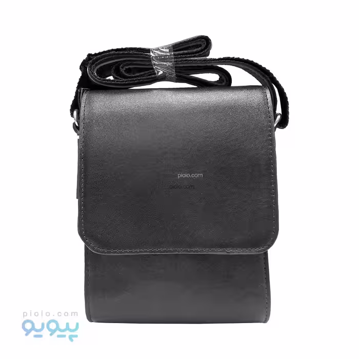 کیف دوشی چرم نقاب دار ساده