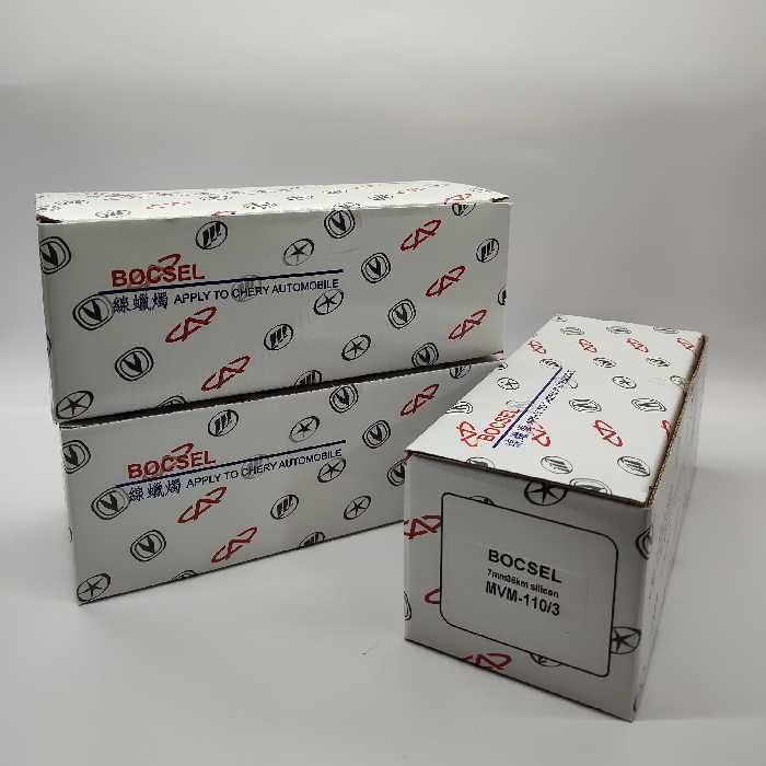 وایر شمع ام وی ام 110 مدل سه سیلندر  کابل سیلیکونی استاندارد سر سیم استیل 