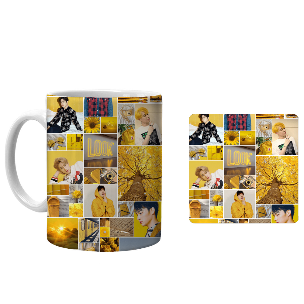 ماگ طرح گات سون got7 کد xg5 به همراه زیرلیوانی 