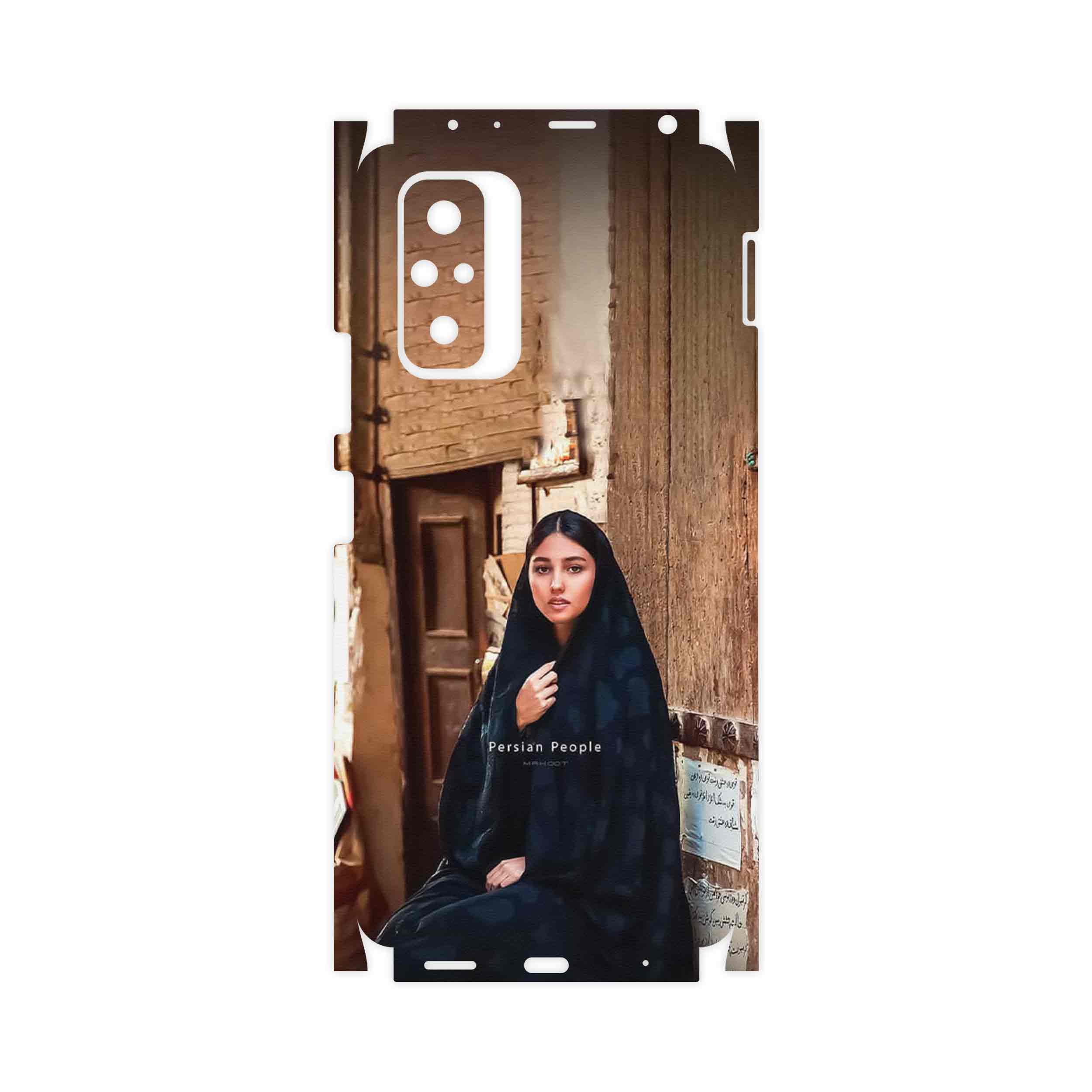برچسب پوششی ماهوت مدل Portrait of an Iranian Woman-FullSkin مناسب برای گوشی موبایل شیائومی Redmi Note 10 Pro Max