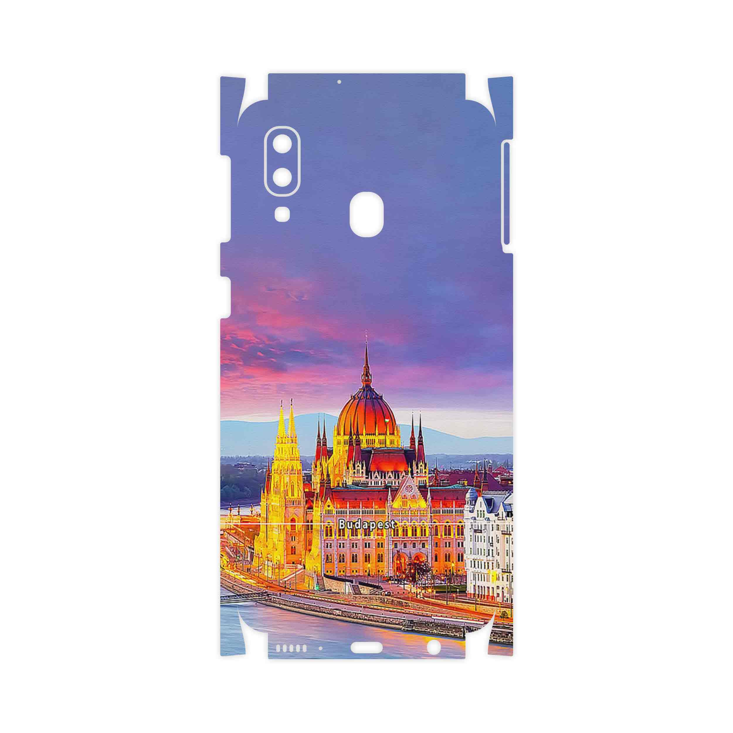 برچسب پوششی ماهوت مدل City of Budapest-FullSkin مناسب برای گوشی موبایل سامسونگ Galaxy A40