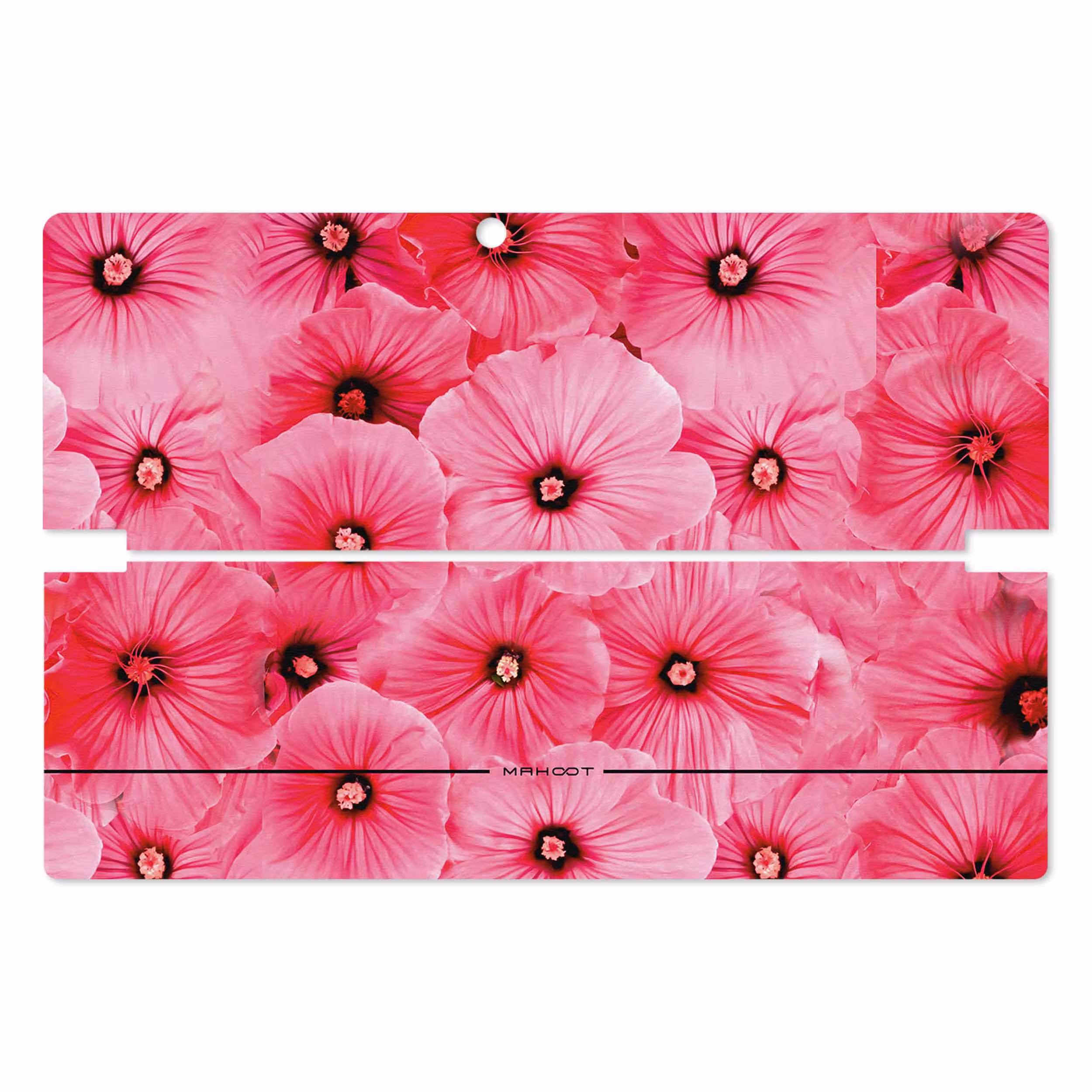 برچسب پوششی ماهوت مدل Pink-Flower مناسب برای تبلت لنوو Miix 510 2016