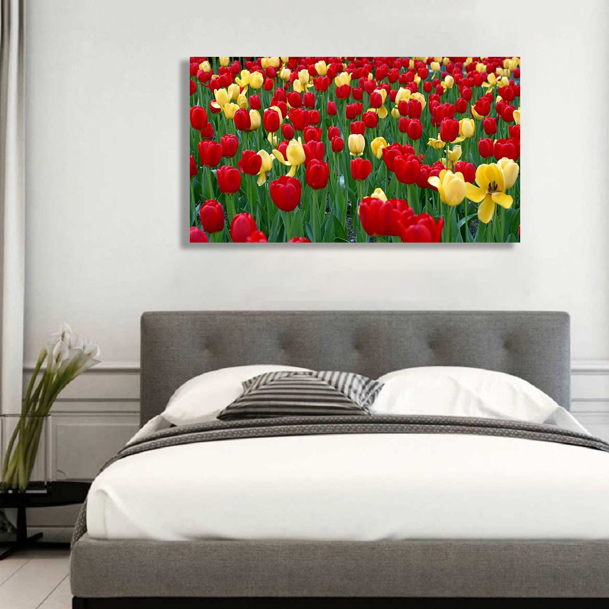 تابلو شاسی طرح طبیعت مدل گل کد l 13