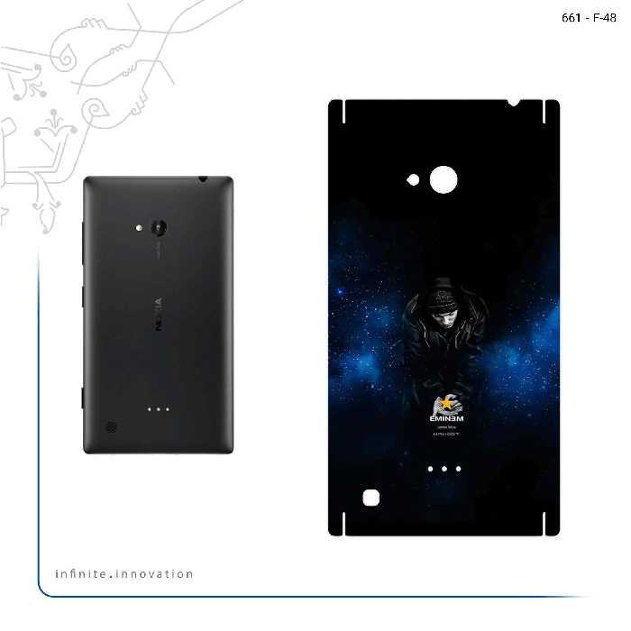 برچسب پوششی ماهوت مدل Eminem مناسب برای گوشی موبایل نوکیا Lumia 720