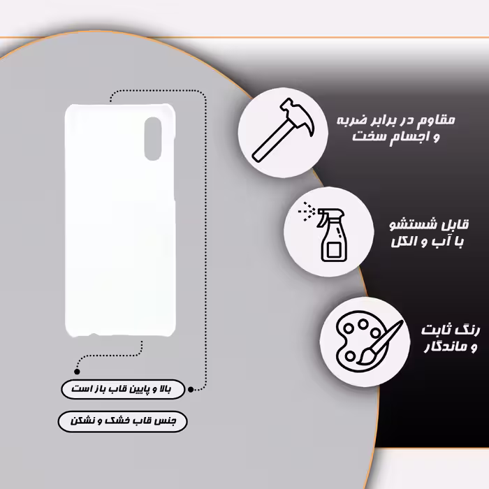 کاور گارد قاب مدل دخترانه مناسب برای گوشی موبایل سامسونگ galaxy a02