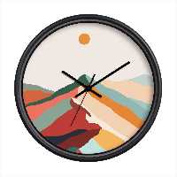 ساعت دیواری سال بردز مدل کوهستان