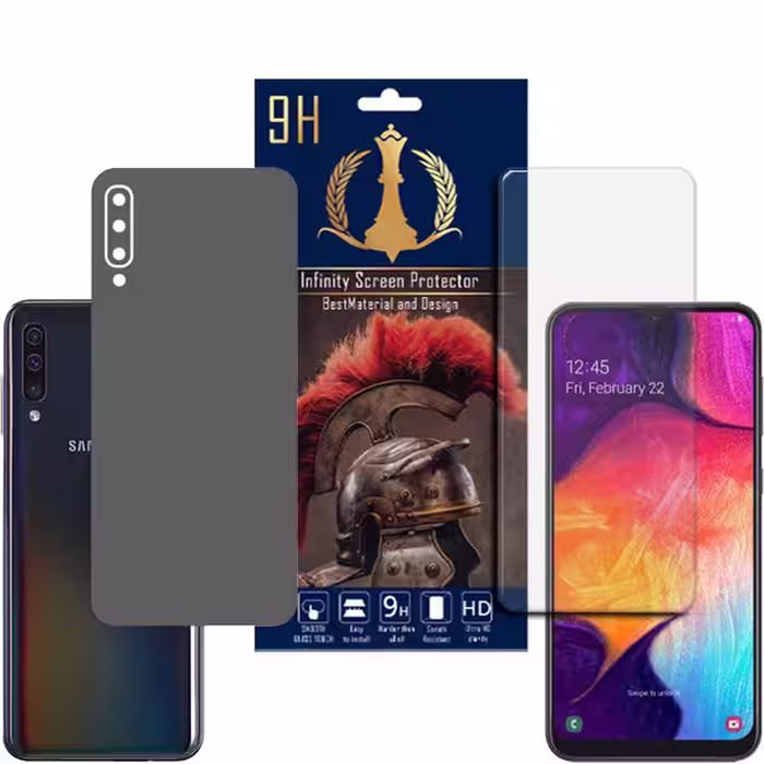 برچسب پوششی اینفینیتی مدل PRO MAX مناسب برای گوشی موبایل سامسونگ Galaxy A50 / A50S به همراه محافظ صفحه نمایش