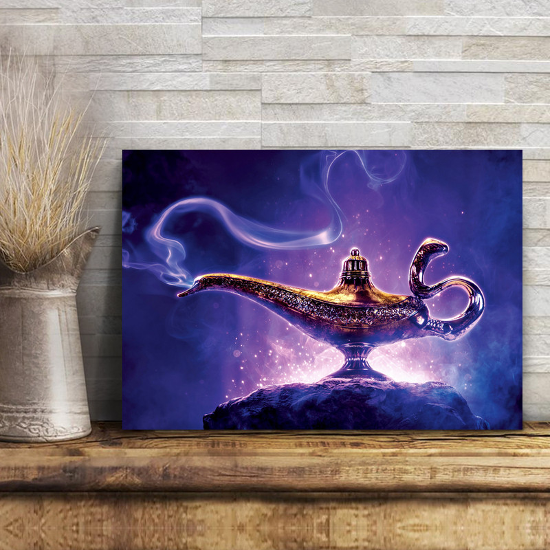 تابلو شاسی طرح چراغ جادو کدbulud-mt207 | دنیای قاب