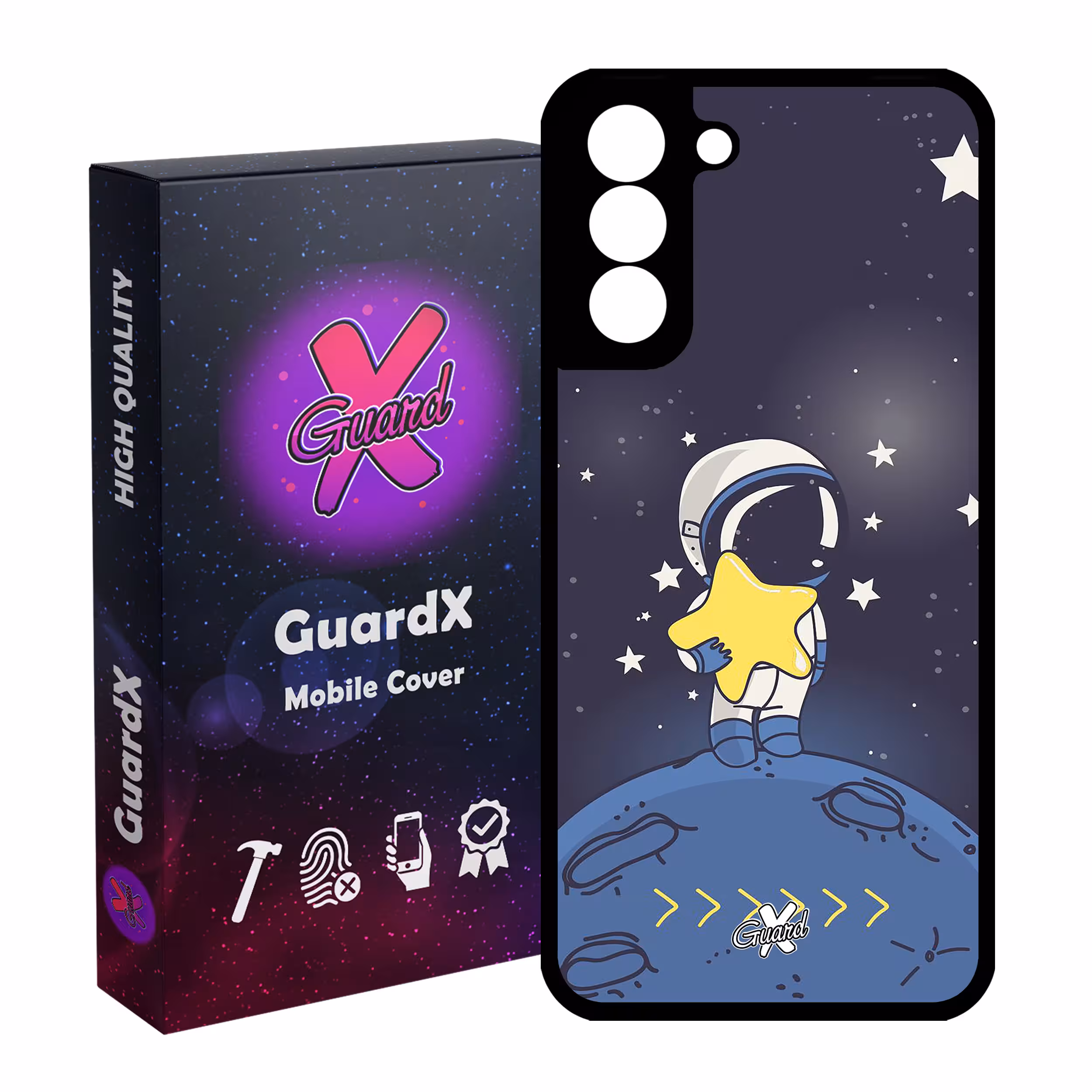 کاور گارد ایکس طرح Galaxy مدل Glass10004 مناسب برای گوشی موبایل سامسونگ Galaxy S21 FE