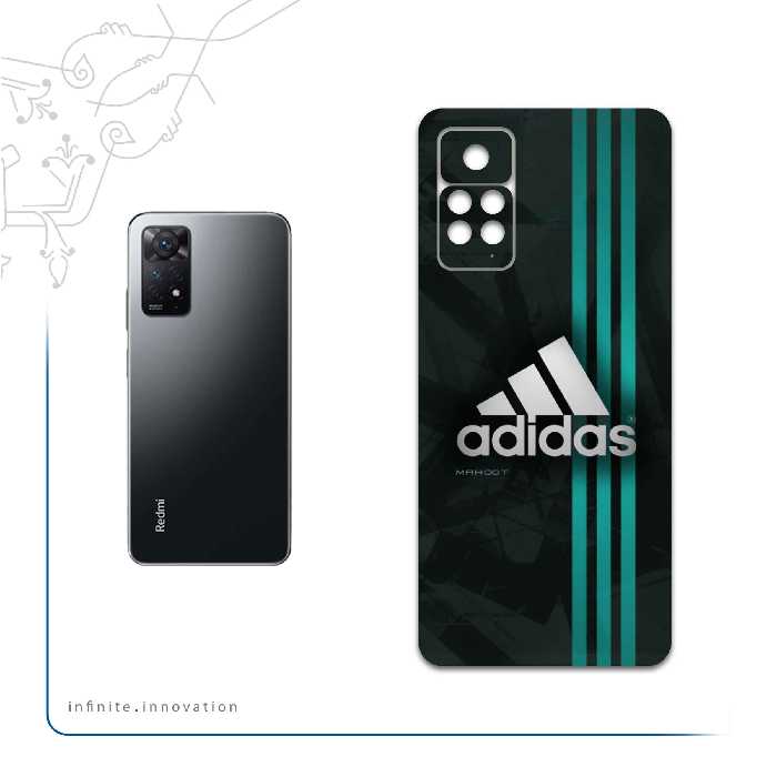 برچسب پوششی ماهوت مدل adidas-Logo مناسب برای گوشی موبایل شیائومی Redmi Note 11 Pro