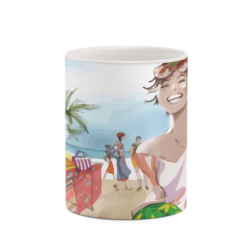 ماگ کاکتی طرح نقاشی کارتونی مدل mgh18756