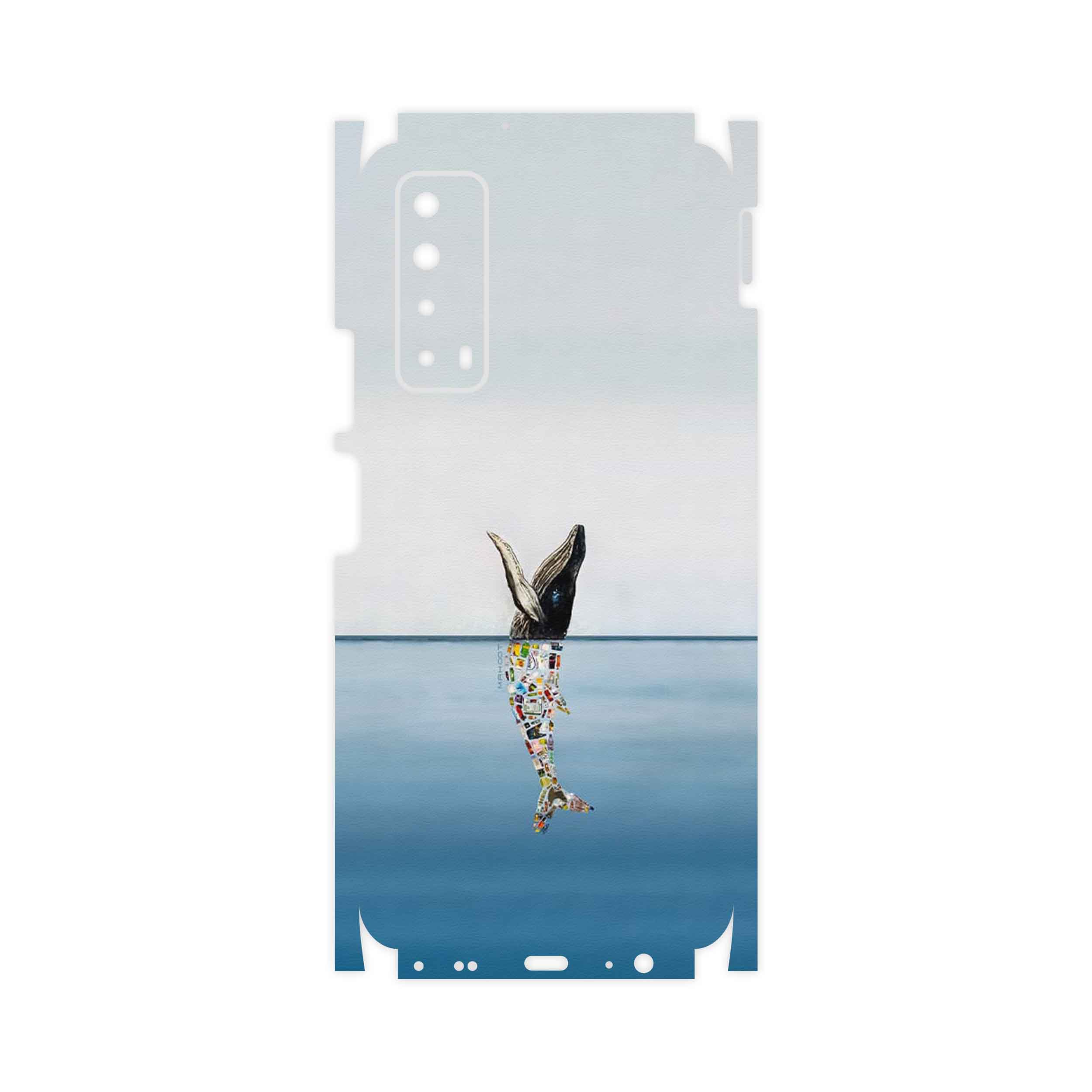 برچسب پوششی ماهوت مدل Collage of Sea Trash-FullSkin مناسب برای گوشی موبایل هوآوی Y7a