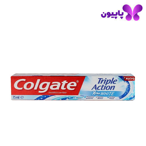خمیر دندان تریپل اکشن کلگیت مدل xtra white حجم 75 میل