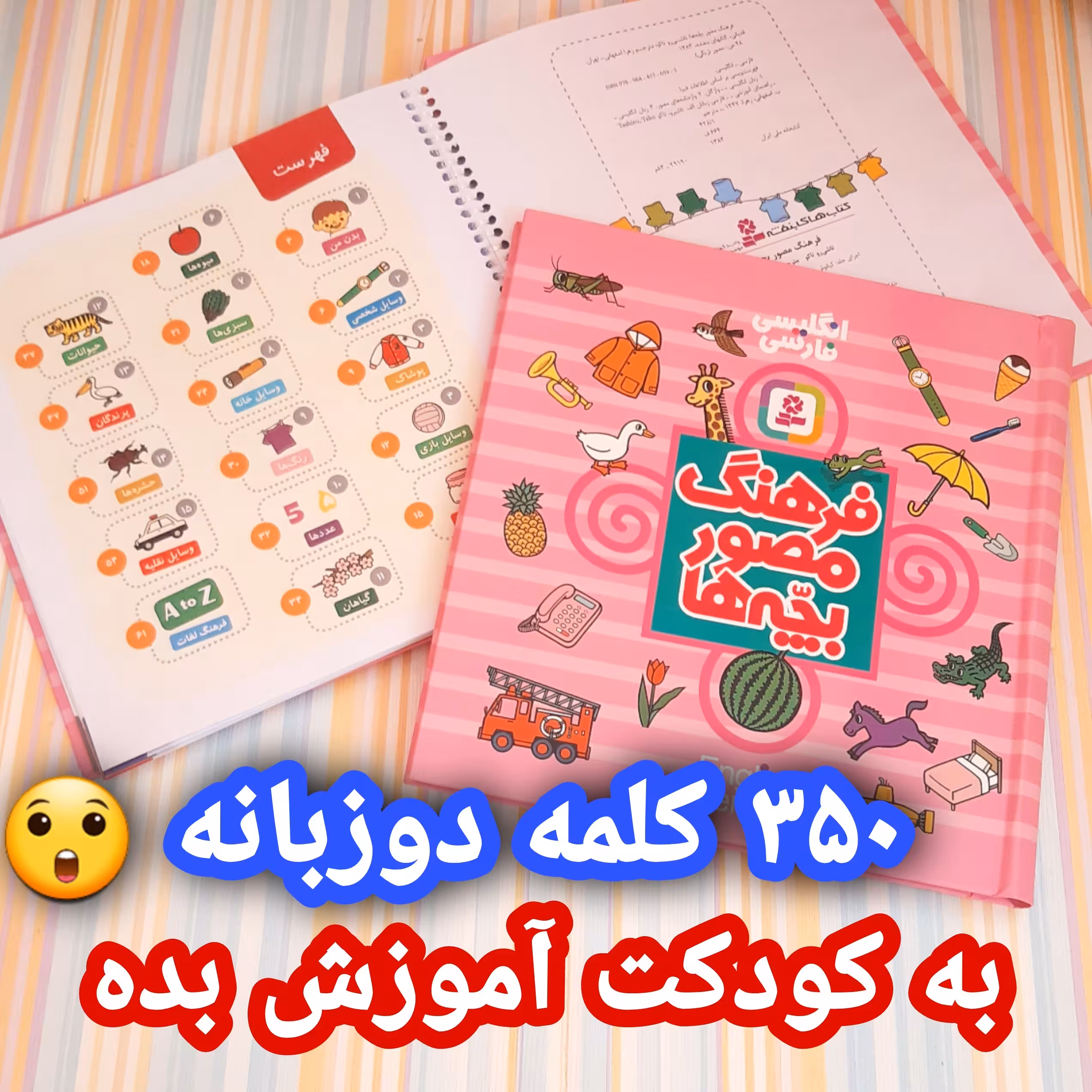 کتاب فرهنگ مصور  بچه ها