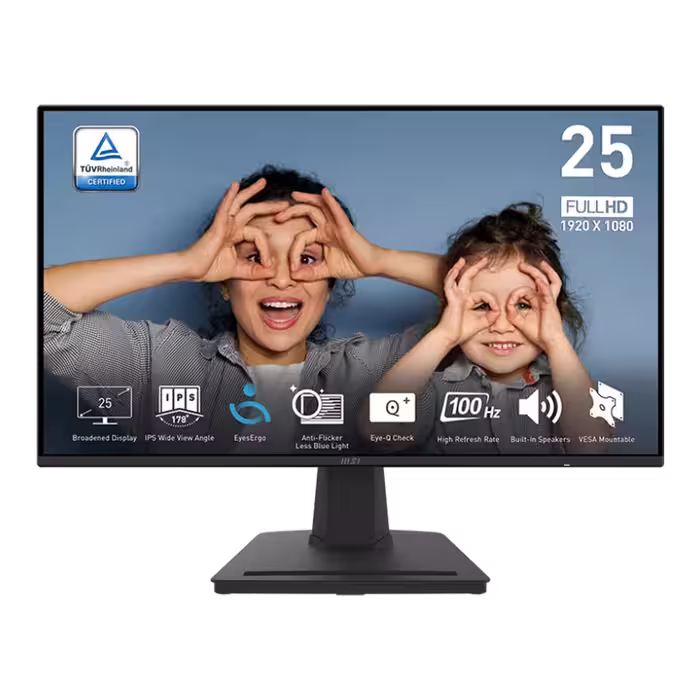 مانیتور 24.5 اینچ ام اس آی MSI Pro MP252 | فروشگاه گیمینگ تکاف