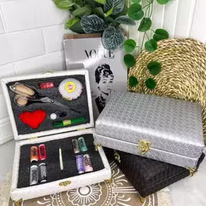 جعبه خیاطی نما چرم
