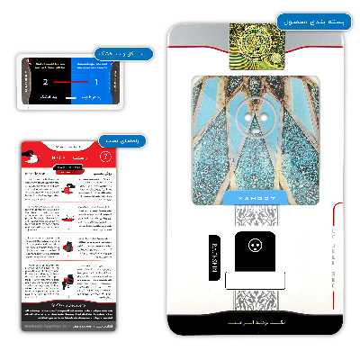 برچسب پوششی ماهوت مدل KHAYAM-Tomb مناسب برای گوشی موبایل موتورولا Moto G6