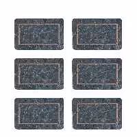 زیربشقابی طرح سنگ کد 8465 مجموعه 6 عددی