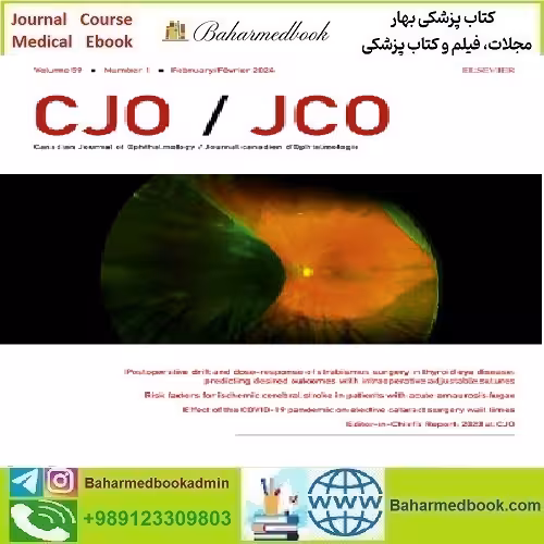 Canadian Journal of Ophthalmology Volume 59 Issue 1 2024