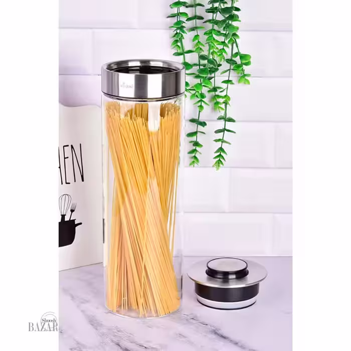 بانکه شیشه ای در استیل 29 سانت یونیک کد 1700